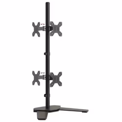 ) vidaXL Monitor Mount Single Monitor Stand Monitor Arm Mount Black Steel VESA - dual (without arm - Additional view 5