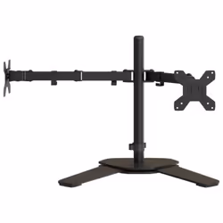 vidaXL Monitor Mount Single Monitor Stand Monitor Arm Mount Black Steel VESA - dual - Additional view 4