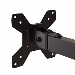 vidaXL Monitor Mount Single Monitor Stand Monitor Arm Mount Black Steel VESA - quad - Additional view 8