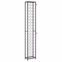 vidaXL Wine Rack Metal Bar Drink Cabinet Storage Organiser Stand Wine Holder - 34 x 18 x 200 cm - Additional view 4
