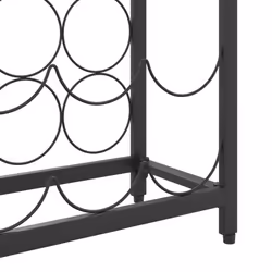 vidaXL Wine Rack Metal Bar Drink Cabinet Storage Organiser Stand Wine Holder - 34 x 18 x 200 cm - Additional view 5