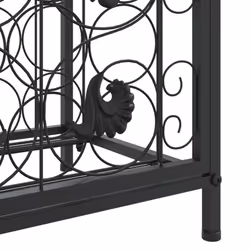 vidaXL Wine Rack Metal Bar Drink Cabinet Storage Organiser Stand Wine Holder - 45 x 36 x 200 cm - Additional view 5
