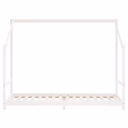 vidaXL Kids Bed Frame Wooden Bedstead Bed Base Children's Bed Solid Wood Pine - white - Additional view 5
