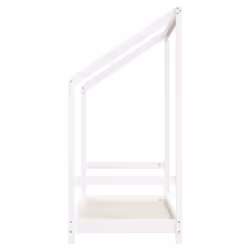 vidaXL Kids Bed Frame Wooden Bedstead Bed Base Children's Bed Solid Wood Pine - white, 70 x 140 cm - Additional view 4