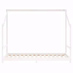 vidaXL Kids Bed Frame Wooden Bedstead Bed Base Children's Bed Solid Wood Pine - white, 90 x 190 cm - Additional view 5