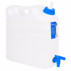 vidaXL Water Container with Tap Storage Water Carrier Transparent Plastic - 17 l