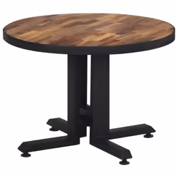 vidaXL Coffee Table Hall Side End Table Sofa Table Round Solid Reclaimed Teak