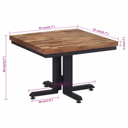 VidaXL 358516 kitchen/dining table Rectangular shape - Additional view 7