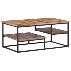 vidaXL Coffee Table Hall Tea Side End Table Sofa Table Solid Reclaimed Teak