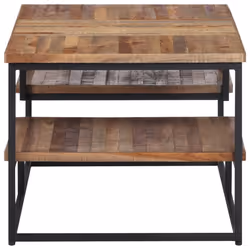 vidaXL Coffee Table Hall Tea Side End Table Sofa Table Solid Reclaimed Teak