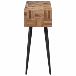 vidaXL Console Table End Table Hallway Side Sofa Table Solid Reclaimed Teak