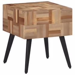 vidaXL Side Table End Table Tea Coffee Sofa Couch Table Solid Reclaimed Teak