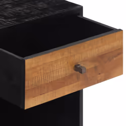vidaXL Bedside Cabinet Nightstand Bed Side Table End Table Solid Wood Teak - Additional view 6