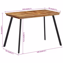VidaXL 358530 kitchen/dining table - Additional view 7