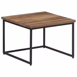 vidaXL Nesting Coffee Tables Nesting Table End Table 2 pcs Solid Wood Teak