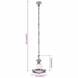 vidaXL Pendant Lighting Indoor Ceiling Light FixtureÂ Hanging Lamp Aluminium - Additional view 3