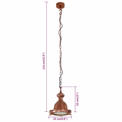 vidaXL Pendant Lighting Indoor Ceiling Light FixtureÂ Hanging Lamp Aluminium - Additional view 7