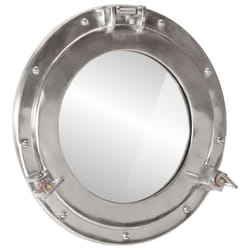 vidaXLÃÂ Porthole MirrorÃÂ Wall Hanging Home Chic DecorativeÃÂ Aluminium and Glass