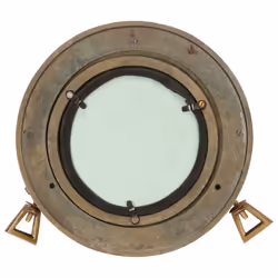 vidaXLÃÂ Porthole MirrorÃÂ Wall Hanging Home Chic DecorativeÃÂ Aluminium and Glass