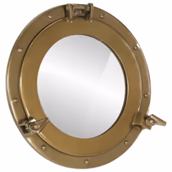 vidaXLÃÂ Porthole MirrorÃÂ Wall Hanging Home Chic DecorativeÃÂ Aluminium and Glass