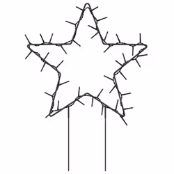 vidaXL Christmas Light Decorations Stake Light with Spikes 3 pcs Star 50 LEDs