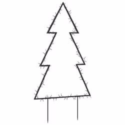 vidaXL Christmas Light Decoration Xmas Stake Light with Spikes Tree 115 LEDs - Additional view 6