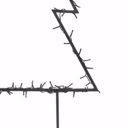 vidaXL Christmas Light Decoration Xmas Stake Light with Spikes Tree 115 LEDs - Additional view 7