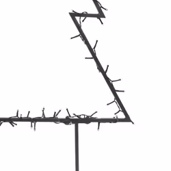 vidaXL Christmas Light Decoration Xmas Stake Light with Spikes Tree 80 LEDs - Additional view 7