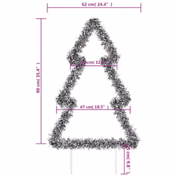 vidaXL Christmas Light Decoration Stake Light with Ground Spikes Tree 115 LEDs - Additional view 9