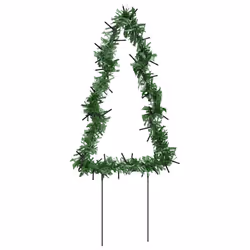 vidaXL Christmas Light Decorations Stake Light with Spikes 3 pcs Tree 50 LEDs - Additional view 5