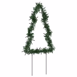 vidaXL Christmas Light Decorations Stake Light with Spikes 3 pcs Tree 50 LEDs - Additional view 7