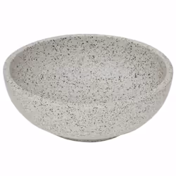 vidaXL Countertop Basin Bathroom Sink Wash Basin Vessel Sink Round Ceramic - light grey