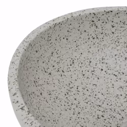 vidaXL Countertop Basin Bathroom Sink Wash Basin Vessel Sink Round Ceramic - light grey - Additional view 4