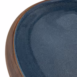 vidaXL Countertop Basin Bathroom Sink Wash Basin Vessel Sink Oval Ceramic - brown and blue, 59 x 40 x 15 cm - Additional view 6