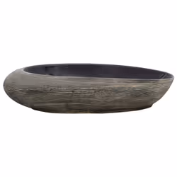 vidaXL Countertop Basin Bathroom Sink Wash Basin Vessel Sink Oval Ceramic - purple, 59 x 40 x 14 cm - Additional view 2
