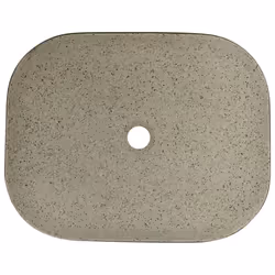 vidaXL Countertop Basin Bathroom Sink Wash Basin Vessel Sink Oval Ceramic - grey and black, 48 x 37.5 x 13.5 cm - Additional view 5