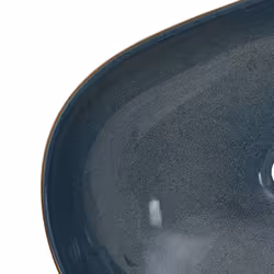 vidaXL Countertop Basin Bathroom Sink Wash Basin Vessel Sink Oval Ceramic - sand, 59 x 40 x 14 cm - Additional view 6