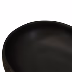 vidaXL Countertop Basin Bathroom Sink Wash Basin Vessel Sink Oval Ceramic - black, 59 x 40 x 14 cm - Additional view 6
