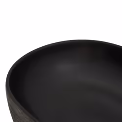 vidaXL Countertop Basin Bathroom Sink Wash Basin Vessel Sink Oval Ceramic - black and grey, 59 x 40 x 14 cm - Additional view 6