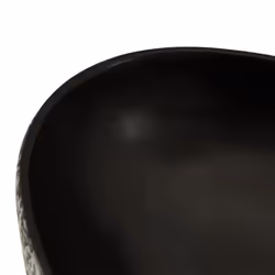 vidaXL Countertop Basin Bathroom Sink Wash Basin Vessel Sink Oval Ceramic - black and blue, 56.5 x 36.5 x 13.5 cm - Additional view 6