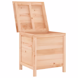 vidaXL Garden Storage Box Outdoor Storage Chest Trunk Toy Box Solid Wood Fir - light brown, 50 x 49 x 56.5 cm
