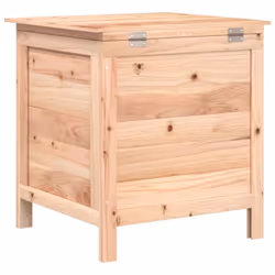 vidaXL Garden Storage Box Outdoor Storage Chest Trunk Toy Box Solid Wood Fir - light brown, 50 x 49 x 56.5 cm - Additional view 5