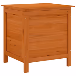vidaXL Garden Storage Box Outdoor Storage Chest Trunk Toy Box Solid Wood Fir - brown, 50 x 49 x 56.5 cm