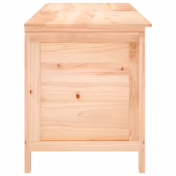 vidaXL Garden Storage Box Outdoor Storage Chest Trunk Toy Box Solid Wood Fir - light brown, 150 x 50 x 56.5 cm - Additional view 4