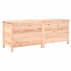 vidaXL Garden Storage Box Outdoor Storage Chest Trunk Toy Box Solid Wood Fir - light brown, 150 x 50 x 56.5 cm - Additional view 5