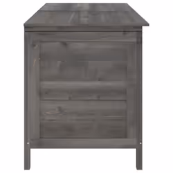vidaXL Garden Storage Box Outdoor Storage Chest Trunk Toy Box Solid Wood Fir - anthracite, 150 x 50 x 56.5 cm - Additional view 4