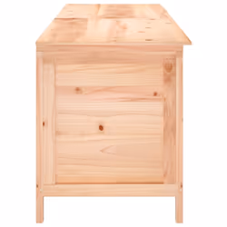 vidaXL Garden Storage Box Outdoor Storage Chest Trunk Toy Box Solid Wood Fir - light brown, 198.5 x 50 x 56.5 cm - Additional view 4