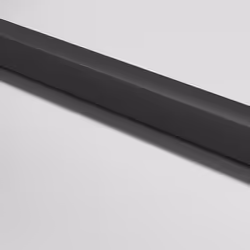 vidaXL Interior Door Slim Sliding Door Black Tempered Glass and Aluminium - Additional view 5