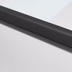 vidaXL Interior Door Slim Sliding Door Black Tempered Glass and Aluminium - Additional view 5
