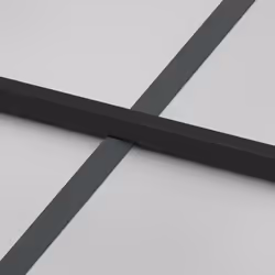 vidaXL Interior Door Slim Sliding Door Black Tempered Glass and Aluminium - Additional view 5